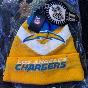 NFL LOS ANGELES CHARGES LIGHTUP LED BEANIE